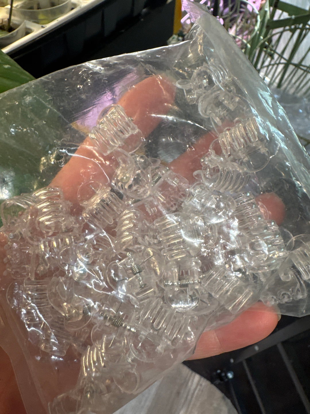 Acrylic Plant Clips