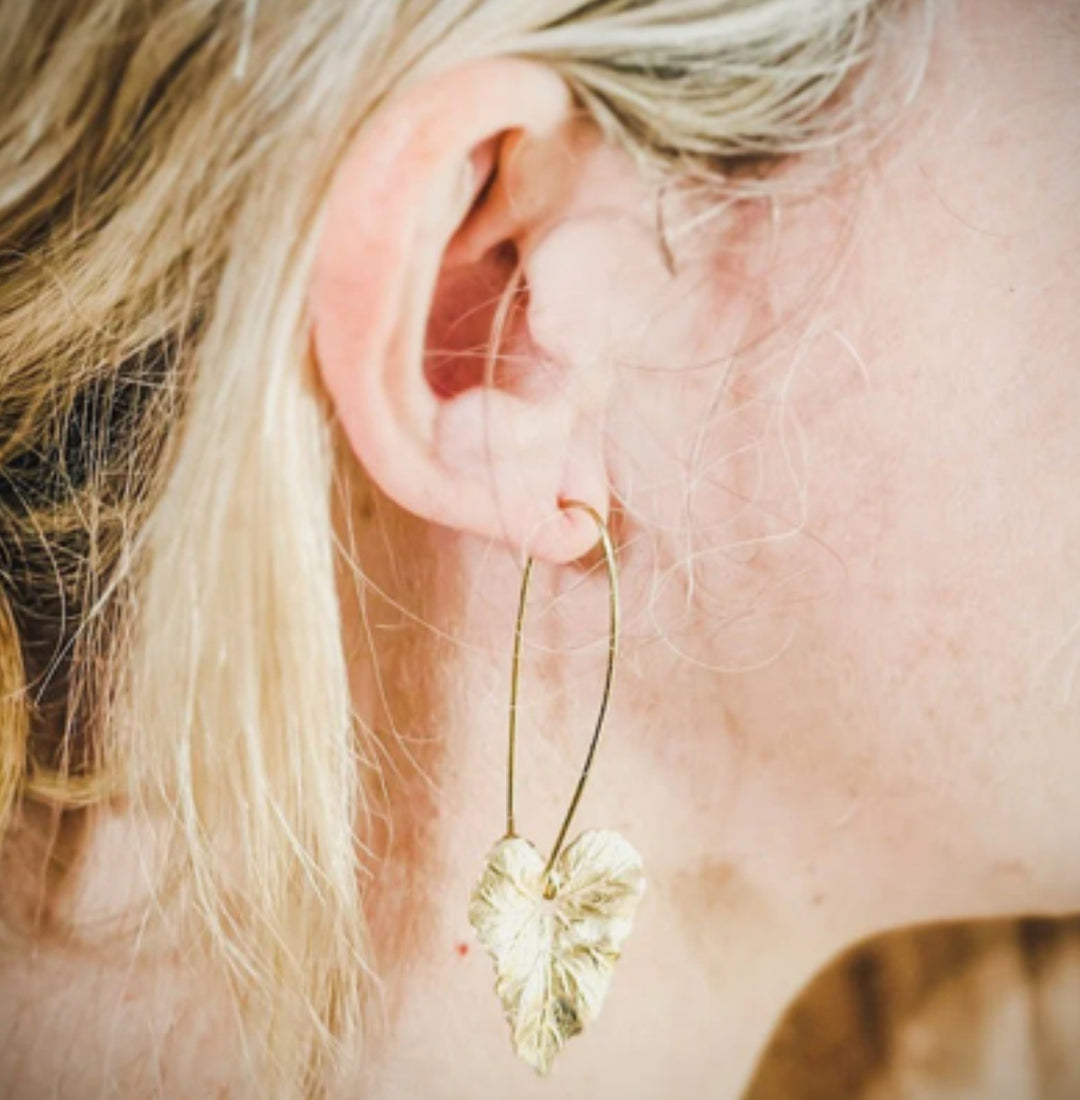 Anthurium / Ivy Earrings