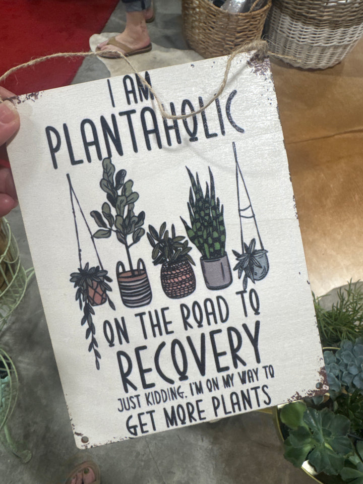 Plant sign