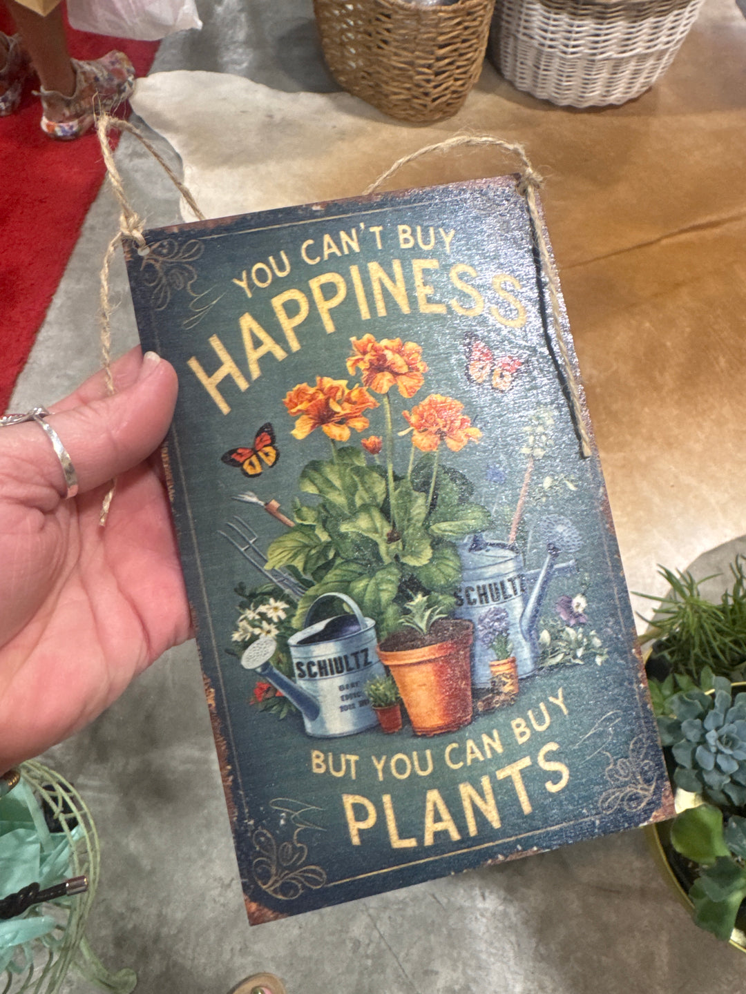 Plant sign