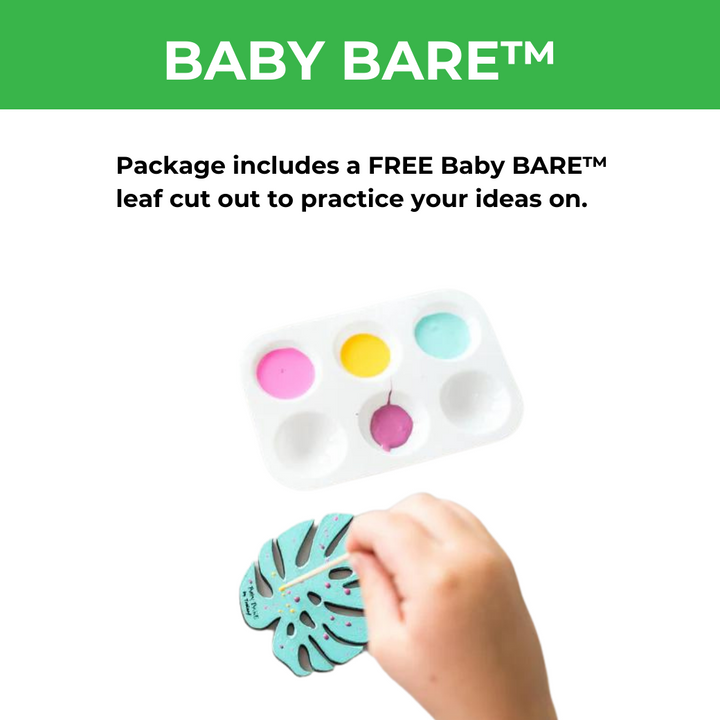 BARE™ Peptrella™ - Customizable wooden plant support - Inspired by the Peperomia leaf