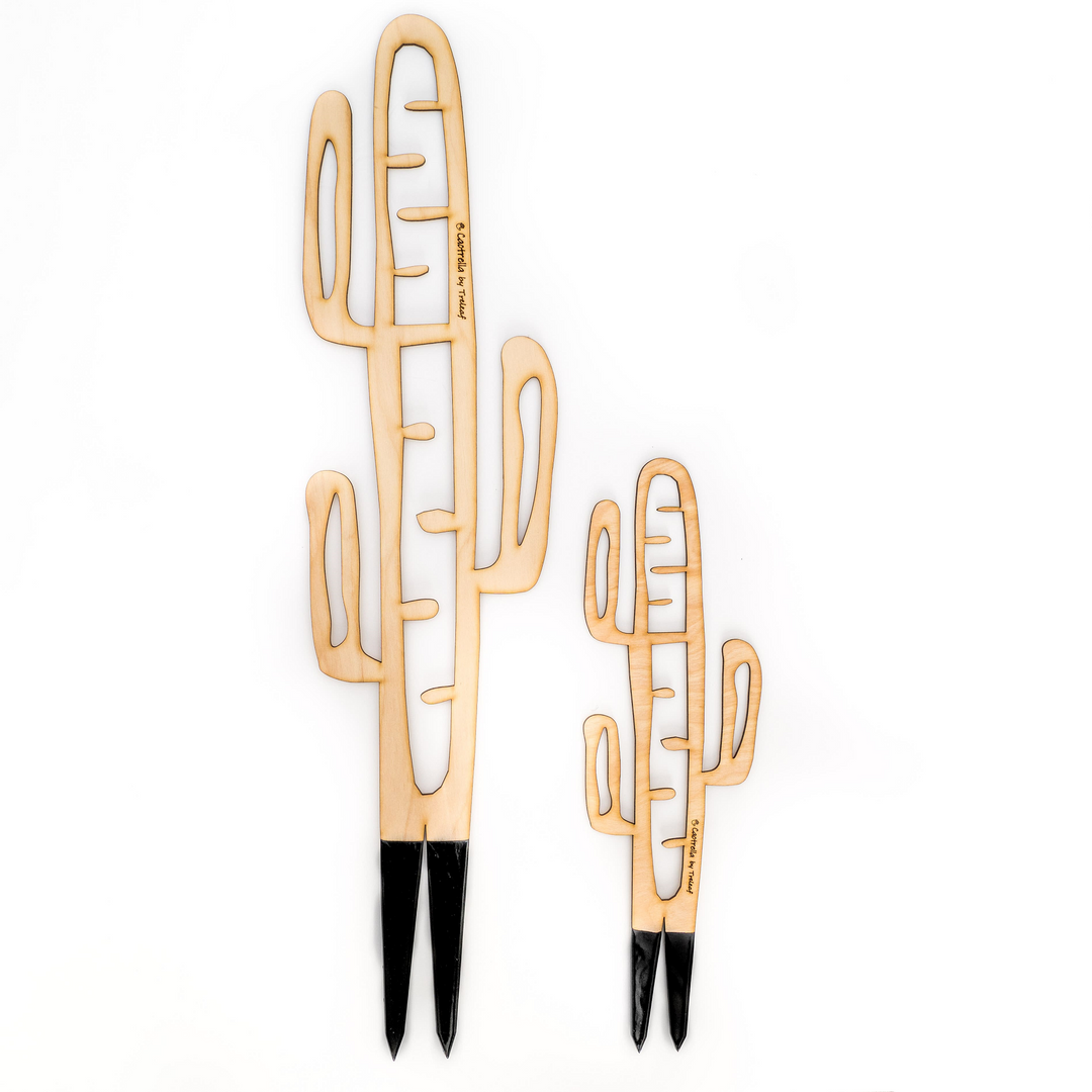 BARE™ Cactrella™ - Customizable wooden plant support - Inspired by the Barrel Cactus