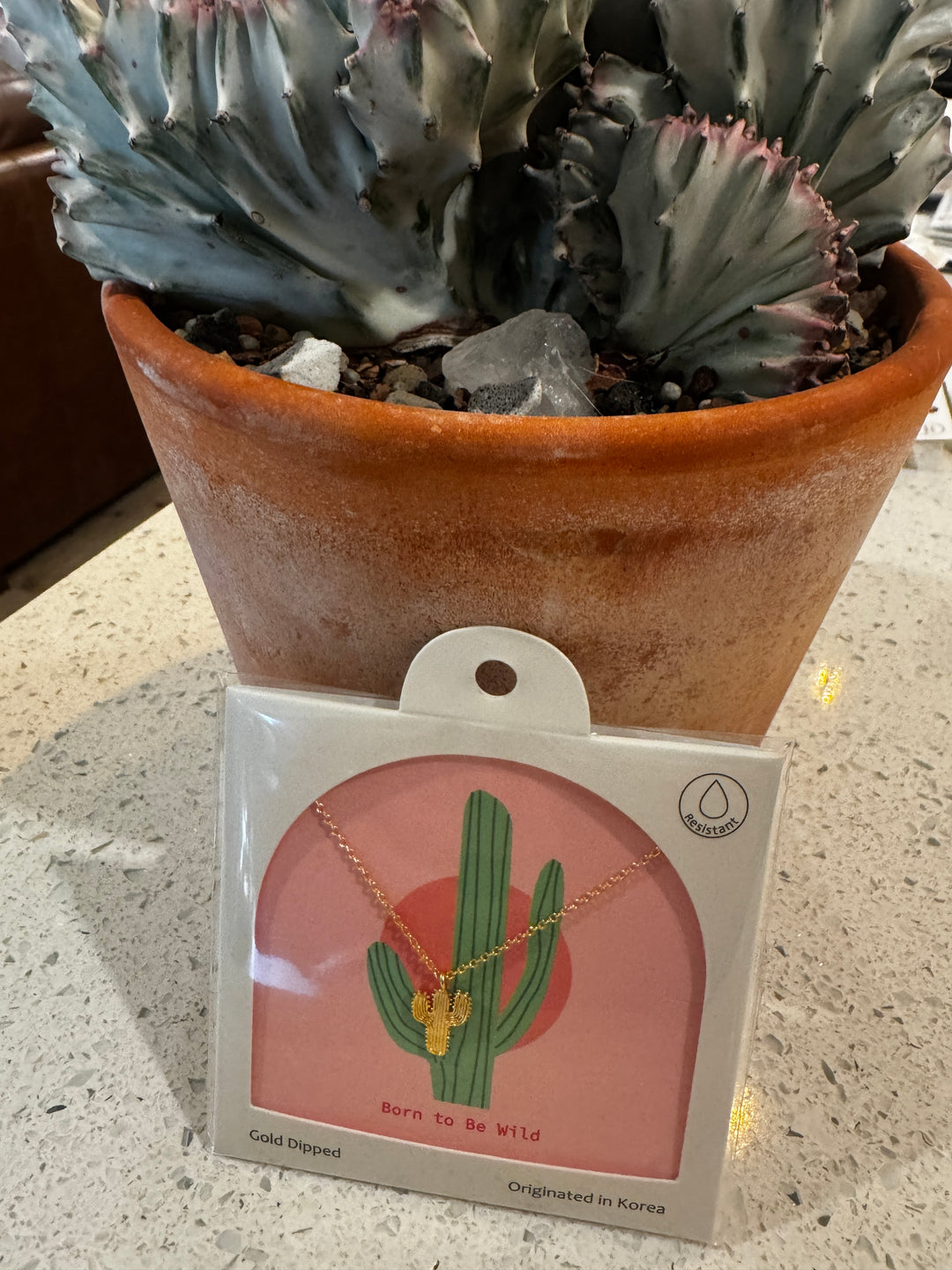 Born to be Wild Cactus Necklace