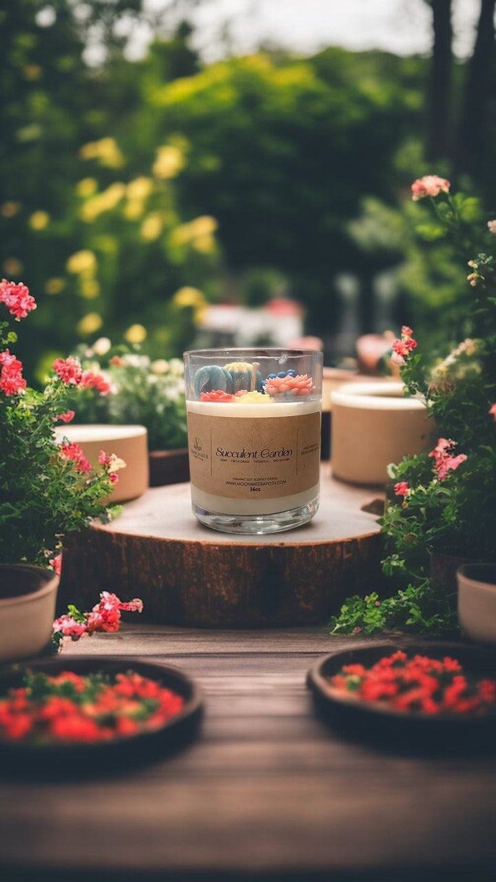 Succulent Garden Candle - LIMITED EDITION! (*NEW*)