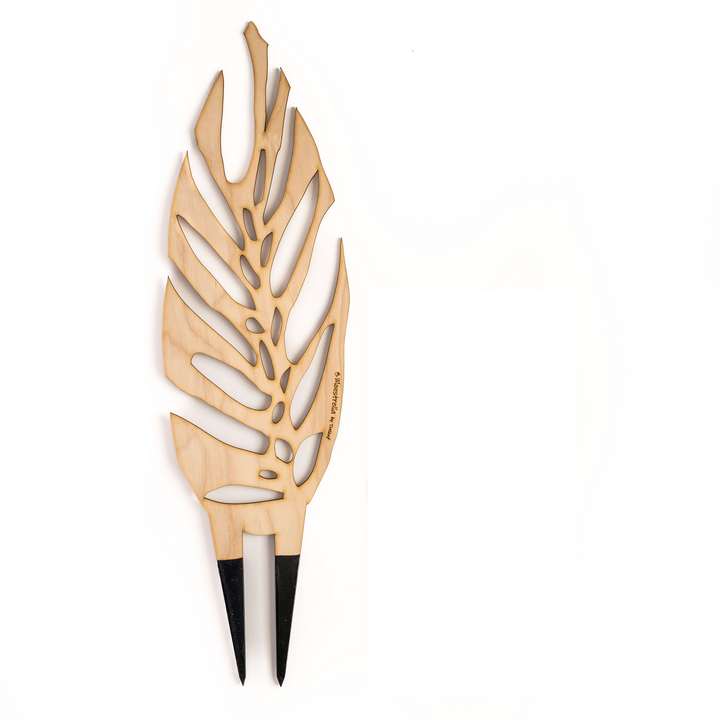 BARE™ Monstrella™ - Customizable Monstera shaped wooden plant support