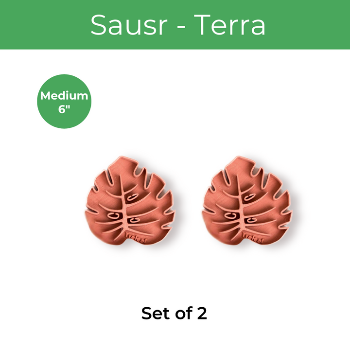 Tera Sausr - Leaf-shaped Pot Saucer - Drip tray for houseplants - Humidity tray